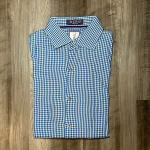 Robert Graham Natural Stretch Tailored Fit Long Sleeve Button Down - Medium